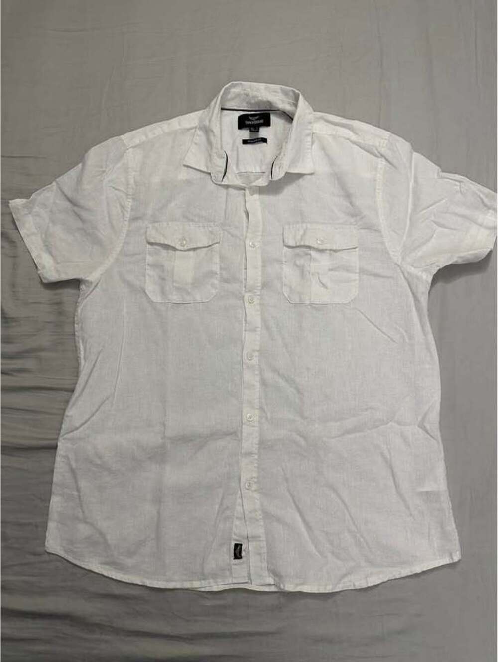 Threadbare Short Sleeve Linen Blend ShirtMens Size Large Used Like New $30